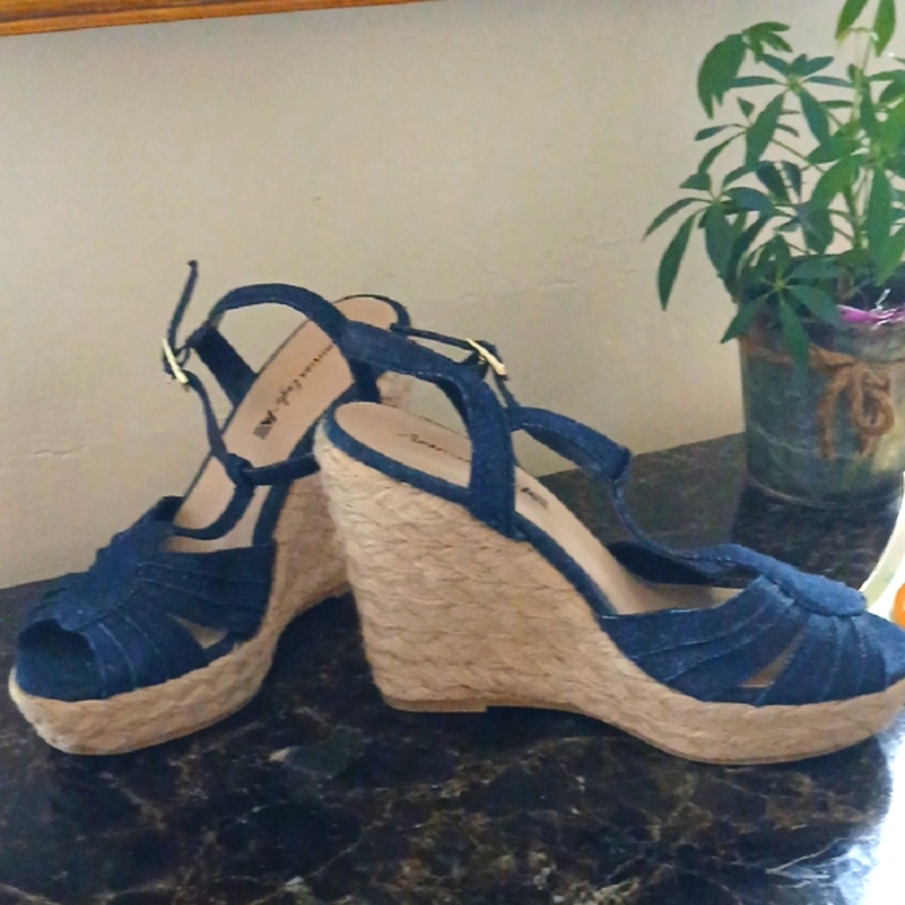 American Eagle Denim Sandals